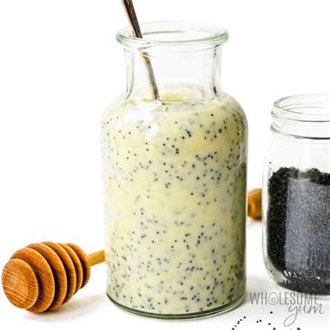 Poppy Seed Dressing Recipe (5 Minutes!) - Wholesome Yum