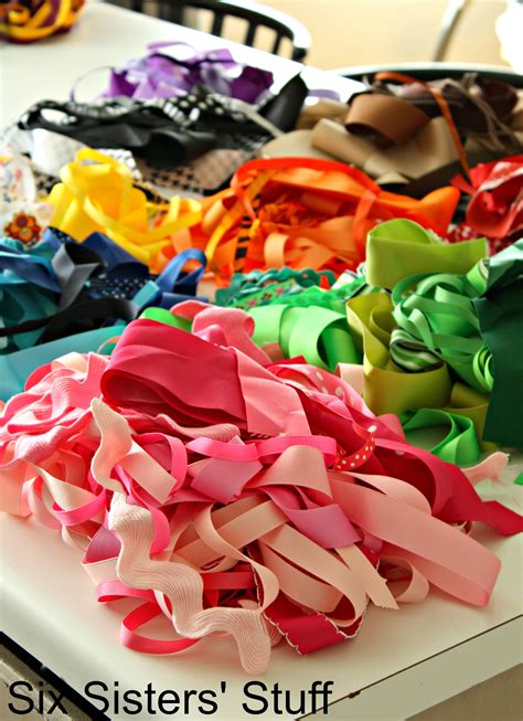 Tulle & Ribbon Scrap Bows - The Ribbon Retreat Blog