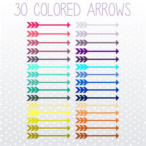 Colorful Arrow Clip Art | Graphic Objects ~ Creative Market