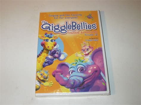 BRAND NEW THE GIGGLEBELLIES MUSICAL ADVENTURE VOLUME 2 DVD MOVIE A4898 ...