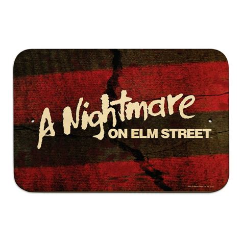 A Nightmare on Elm Street Logo Home Business Office Sign - Walmart.com - Walmart.com