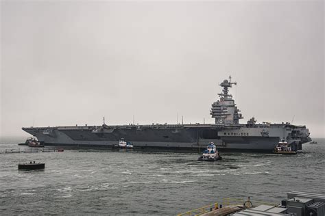 HII Completes Maintenance of USS Gerald R. Ford (CVN 78) - Naval News