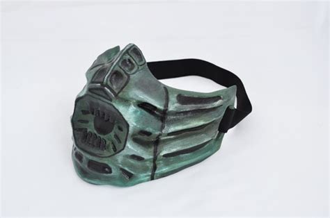 Reptile Mask with belt Mortal Kombat X costume by DesignedBycomua