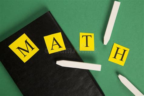 Math Concept on Green Paper Background Stock Image - Image of knowledge, college: 109561817