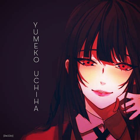 Jabami yumeko, anime, épico, fan art, kakegurui, rojas, sharingan ...