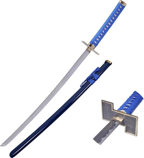 Buy lkjad Anime Cosplay Prop Sword Grimmjow Jeagerjaques Zanpakuto Arrancar Blue Katana Online ...