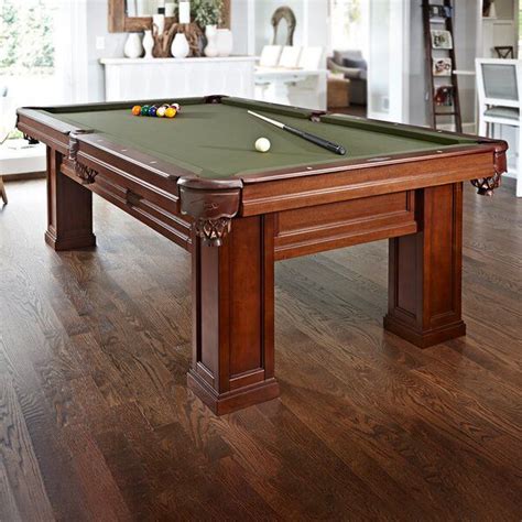 Oak Hill Billiards 8.3' Slate Pool Table With Professional Installation ...