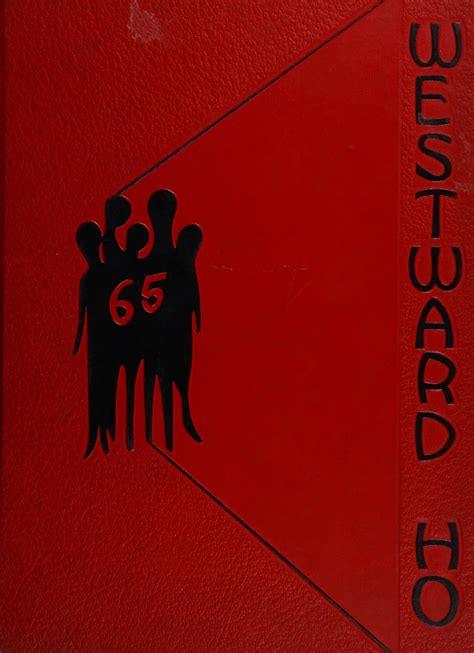 1965 yearbook from West High School from Madison, Wisconsin