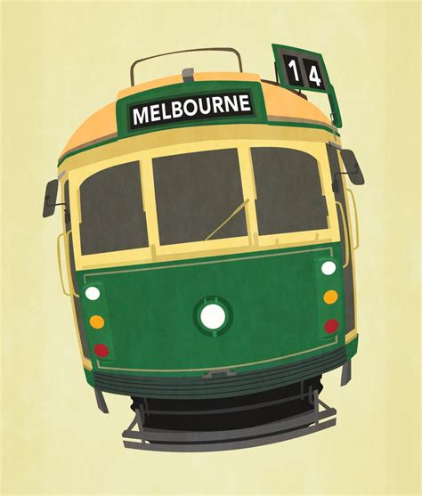 Melbourne Tram Art Print