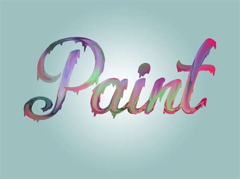 #beautiful #colorful #paint #word