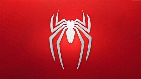 1600x900px | free download | HD wallpaper: logo, white, spiderman, red ...