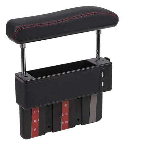 Car Armrest Box Elbow Support Adjustable Car Seat Gap Organizer Arm Rest Box For Cars Auto ...