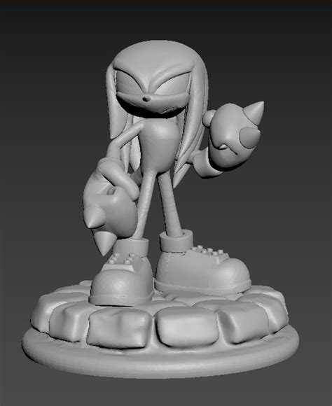 3D file Knuckles ( Sonic )・3D printer design to download・Cults