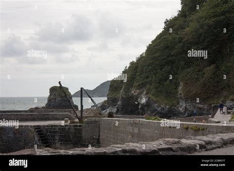 Charlestown cornwall beach hi-res stock photography and images - Alamy