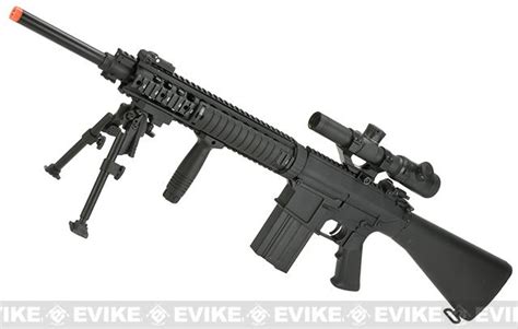 A&K Full Metal SR-25 Airsoft AEG Rifle (Model: Full Stock), Airsoft Guns, Airsoft Electric ...