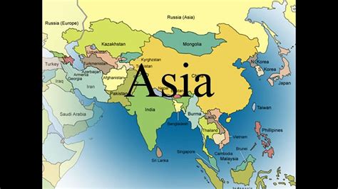 10 Largest Countries in Asia - YouTube