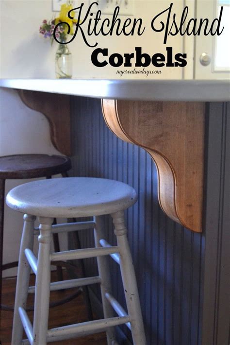 Heavy Wood Corbels To Add Interest To A Kitchen Island | Budget home ...