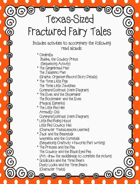 Totally Terrific in Texas: Fractured Fairy Tales and TPT Sale