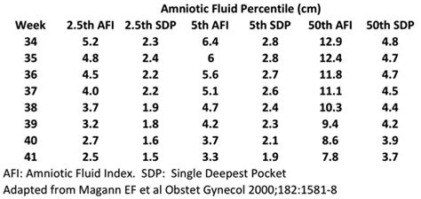 Amniotic Fluid Index