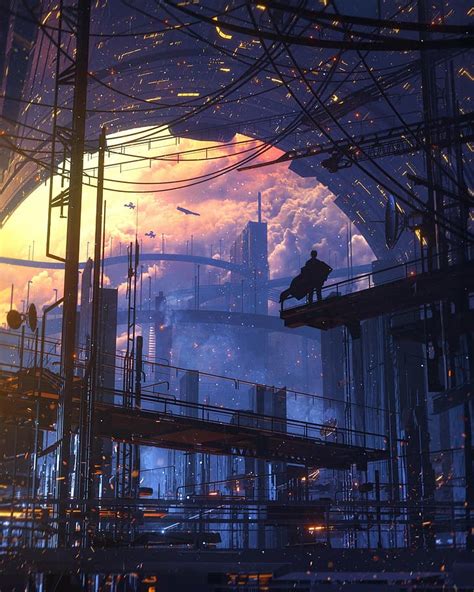 HD wallpaper: artwork, digital art, cyber city, cyberpunk | Wallpaper Flare