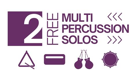 FREE Multi-Percussion Solos | For a Limited Time Only! - YouTube