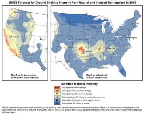 Earthquake Hazard Map Includes Human-Caused Quakes For First Time ...