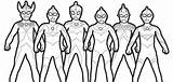 Ultraman Zero Coloring Pages Sketch Page sketch template