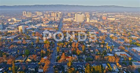 Aerial View Of San Jose City at sunrise | Aerial view, Aerial, City