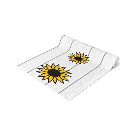 Sunflower Table Runner Farmhouse Runner Farmhouse Table Runner Farm Table Decor Country Runner ...