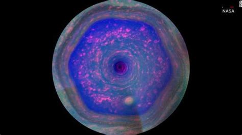 Scientists say hexagon on Saturn could be massive structure