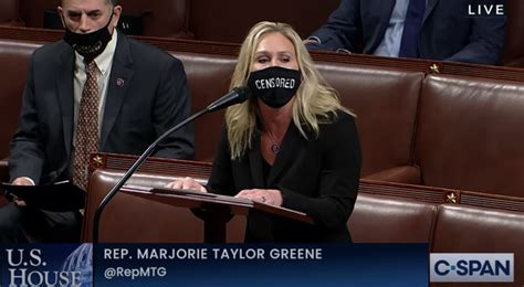 Republican Wore 'Censorship' Mask While Speaking At Trump Impeachment