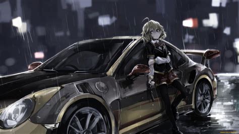 25 Anime Girl with Car Wallpapers - Wallpaperboat