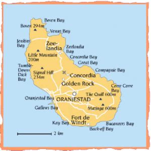 St. Eustatius Map | Joe's Scuba Shack