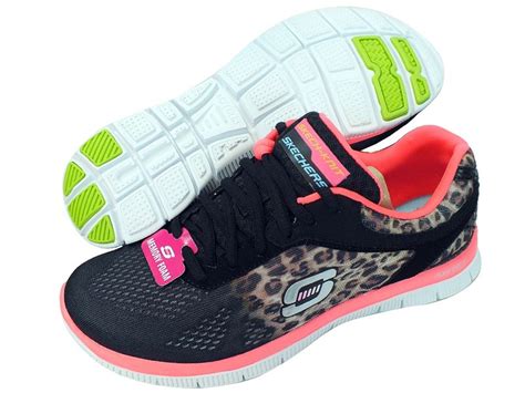 Skechers FLEX APPEAL SERENGETI Größe 39 Schuhe schwarz 11878/BKHP | eBay