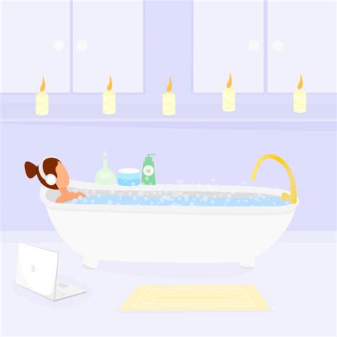 Woman In Bubble Bath Cartoon Illustrations, Royalty-Free Vector Graphics & Clip Art - iStock