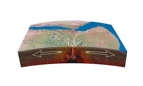 East African Rift tectonics, artwork Photograph by Science Photo ...