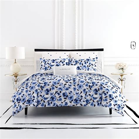 kate spade new york Garden Rose Bedding Collection | Bloomingdale's Blue Comforter Sets, Floral ...