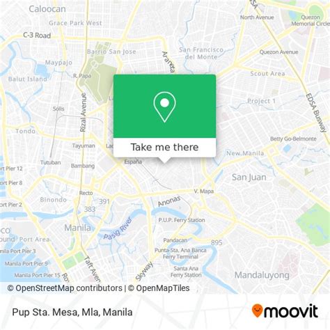 How to get to Pup Sta. Mesa, Mla in Manila by bus or train?