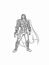 Thor coloring pages sketch template