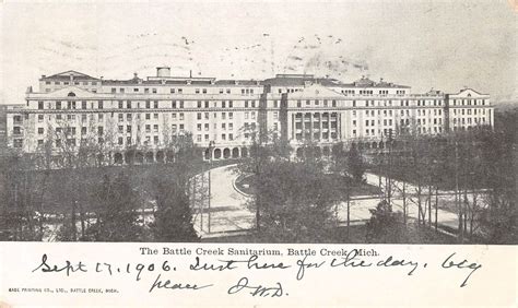 Battle Creek Michigan Battle Creek Sanitarium Antique Postcard (J9012 ...