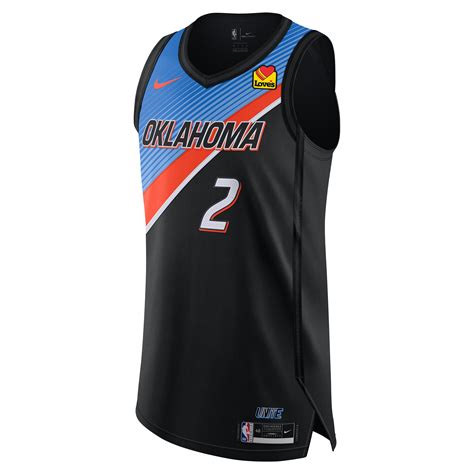 OKC THUNDER SHAI GILGEOUS-ALEXANDER NIKE CITY EDITION 2020-21 JERSEY ...