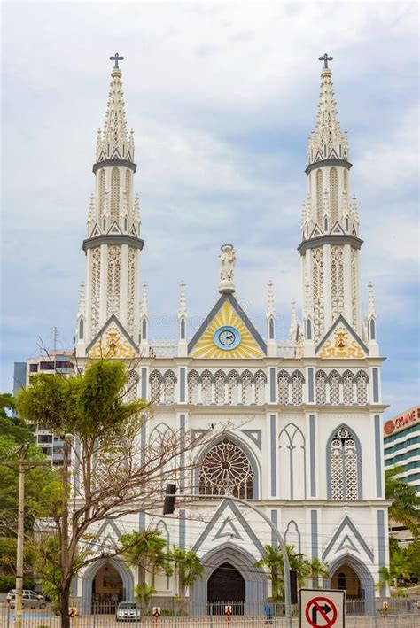 Facade of El Carmen Church on Via Espania , El Cangrejo , Panama Editorial Image - Image of ...