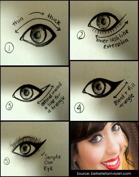 How To Do Cat Eye Makeup Step By Step