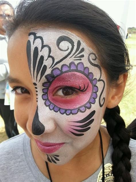 Halloween Makeup For Kids, Halloween Makeup Sugar Skull, Halloween Make-up Looks, Kids Makeup ...