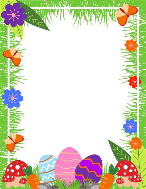 Free Easter Egg Hunt Border Template - Edit Online & Download | Template.net