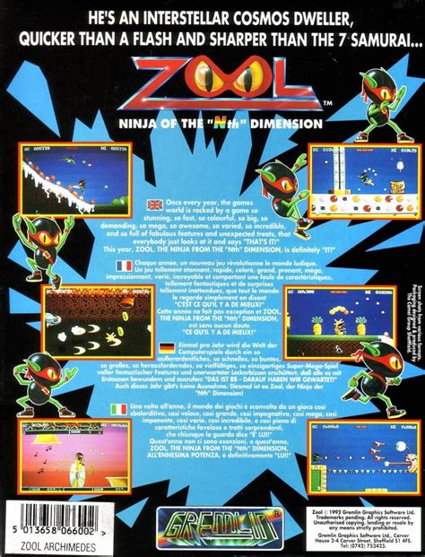 Zool: Ninja of the "Nth" Dimension Box Shot for Super Nintendo - GameFAQs