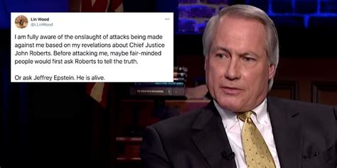 Pro-Trump Lawyer Lin Wood Claims Epstein 'Is Alive'