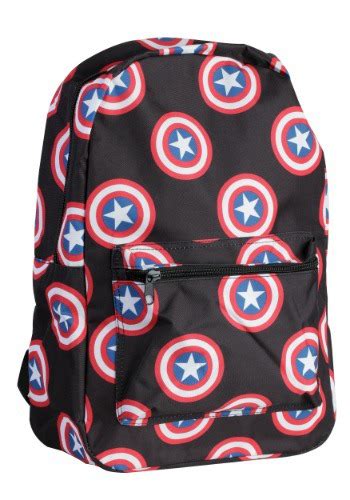 Captain America Shield Emblem Backpack