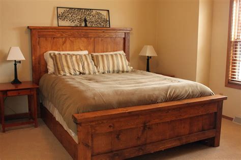 Bed frame and headboard, Farmhouse bedding, Bed frame design