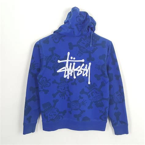 STUSSY Streetwear Custom Big Logo Art Zipper Hoodies - Etsy